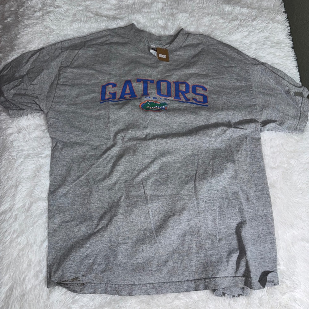 Alstyle AAA Florida Gators NCAA T-Shirt Mens XL Gray‎ Graphic Tee Sportswear